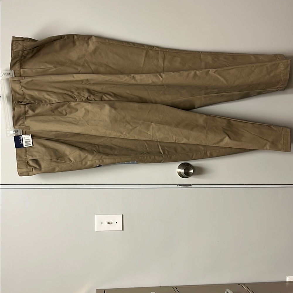 Basic Editions Tan Chinos & Khakis with Straight Legs